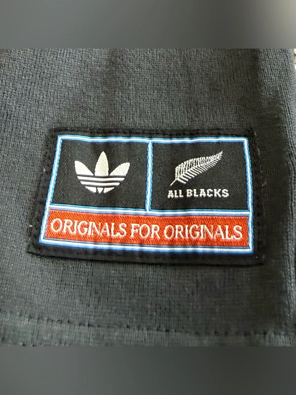 Adidas All Blacks Logo Heritage Rugby Polo Shirt Multi KG4638 Mens Size L NEW
